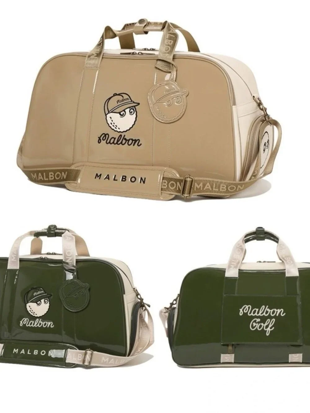 Malbon Golf Travel Boston Duffle Bag Shoulder Bag Travel Bag